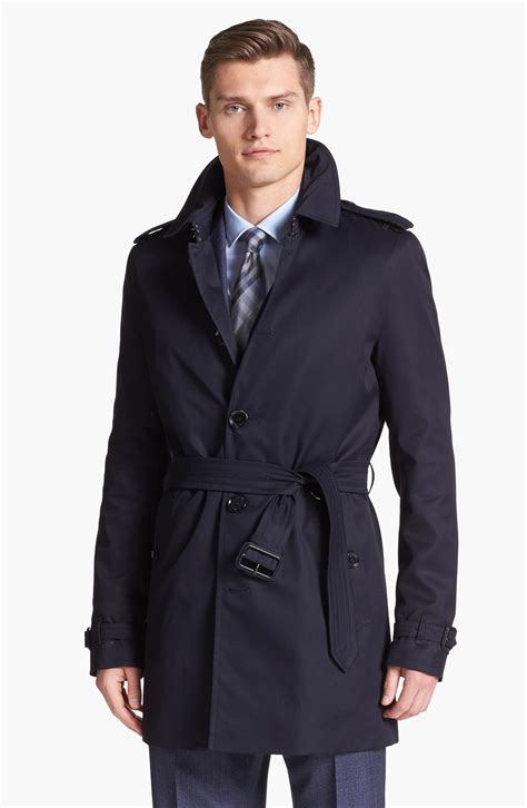 burberry single breasted coat